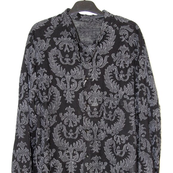 BNWT SS24 YOHJI YAMAMOTO INDIA PATTERN SHIRT 3 - Picture 2 of 12